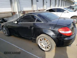 2008 Mercedes-Benz SLK-Class 3.0L with VIN WDBWK54F08F183262, listed as a Copart auction lot 41774154 with 24,169 mi miles and Non Repairable. Bid and sale history available at carsss.com. Image 2.
