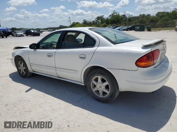 2004 Oldsmobile Alero GL1 with VIN 1G3NL52E44C203710, listed as a Copart auction lot 53755505 with 180,582 mi miles and Salvage Title. Bid and sale history available at DreamBid. Image 2.