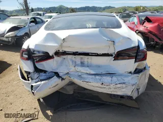 2020 Tesla Model S Long Range with VIN 5YJSA1E29LF365241, listed as a Copart auction lot 50585565 with 53,513 mi miles and Salvage Title. Bid and sale history available at carsss.com. Image 6.