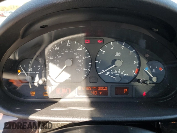 2003 BMW 3 Series 325Ci with VIN WBABS334X3PG92542, listed as a Copart auction lot 77772514 with 72,709 mi miles and Salvage Title. Bid and sale history available at carsss.com. Image 9.