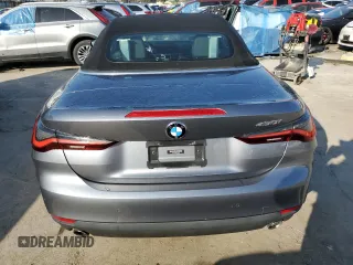 2021 BMW 4 Series 430i with VIN WBA23AT08MCG86987, listed as a Copart auction lot 46001175 with 23,702 mi miles and Salvage Title. Bid and sale history available at carsss.com. Image 6.