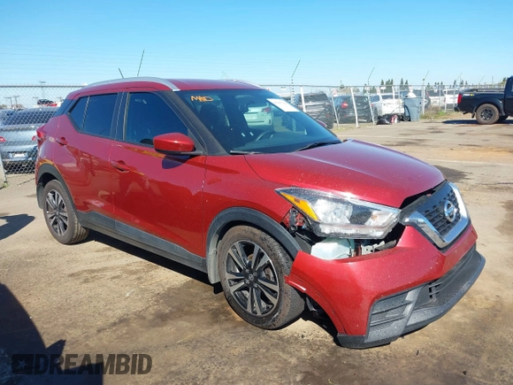 2019 Nissan Kicks S with VIN 3N1CP5CU4KL511255, listed as a IAAI auction lot 41841226 with 91,575 mi miles and . Bid and sale history available at carsss.com. Image 14.