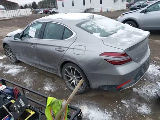 2022 Genesis G70 2.0T with VIN KMTG34TA9NU089716, listed as a IAAI auction lot 41336659 with 29,417 mi miles. Bid and sale history available at carsss.com. Image 3.