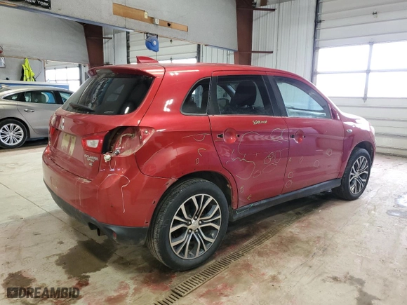 2017 Mitsubishi Outlander Sport SE 2.4 with VIN JA4AR3AW5HZ024181, listed as a Copart auction lot 46471635 with 91,879 mi miles and Salvage Title. Bid and sale history available at carsss.com. Image 3.