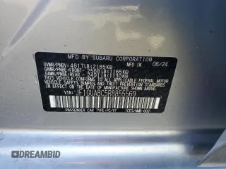 2024 Subaru Impreza with VIN JF1GUABC5R8855569, listed as a Copart auction lot 50384825 with 1,733 mi miles and Salvage Title. Bid and sale history available at carsss.com. Image 14.