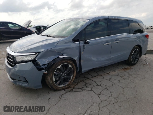2024 Honda Odyssey Elite с VIN 5FNRL6H94RB037460, выставлен на аукционе Copart как лот 57651765 с пробегом 12 729 миль миль и Списание • Salvage title. История ставок и продаж доступна на DreamBid. Изображение 1.