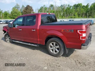 2018 Ford F-150 XL with VIN 1FTEW1EG6JFA90964, listed as a Copart auction lot 59808695 with 144,626 mi miles and Salvage title. Bid and sale history available at DreamBid. Image 2.