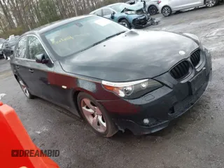2004 BMW 5 Series 530i with VIN WBANA73514B806617, listed as a IAAI auction lot 42025971 with Not Provided miles. Bid and sale history available at carsss.com. Image 1.