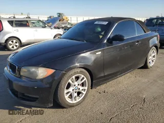 2008 BMW 1 Series 128i with VIN WBAUN13508VH80094, listed as a Copart auction lot 78333574 with 134,255 mi miles and Salvage Title. Bid and sale history available at carsss.com. Image 1.