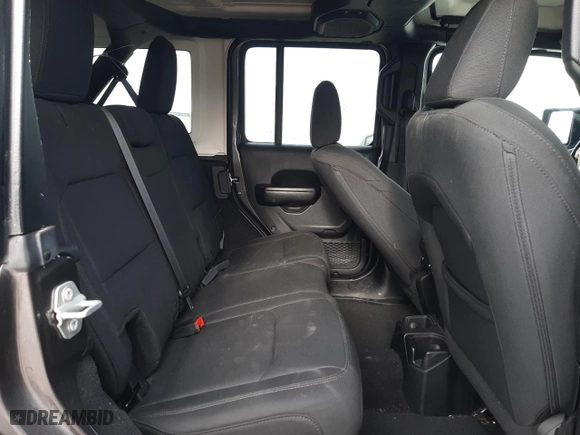 2018 Jeep Wrangler Unlimited Sport S with VIN 1C4HJXDG9JW135668, listed as a Copart auction lot 45113785 with 97,538 mi miles and Salvage Title. Bid and sale history available at carsss.com. Image 10.