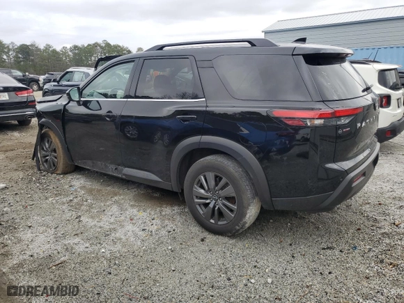 2023 Nissan Pathfinder SV with VIN 5N1DR3BC9PC239793, listed as a Copart auction lot 43600785 with 39,969 mi miles and Clean Title. Bid and sale history available at carsss.com. Image 2.
