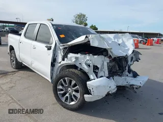 2021 Chevrolet Silverado 1500 RST with VIN 1GCPWDED6MZ109368, listed as a IAAI auction lot 41092790 with 49,755 mi miles. Bid and sale history available at carsss.com. Image 1.