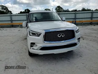 2020 Infiniti QX80 LUXE with VIN JN8AZ2NF4L9702006, listed as a Copart auction lot 68035344 with 71,280 mi miles and Salvage Title. Bid and sale history available at carsss.com. Image 12.