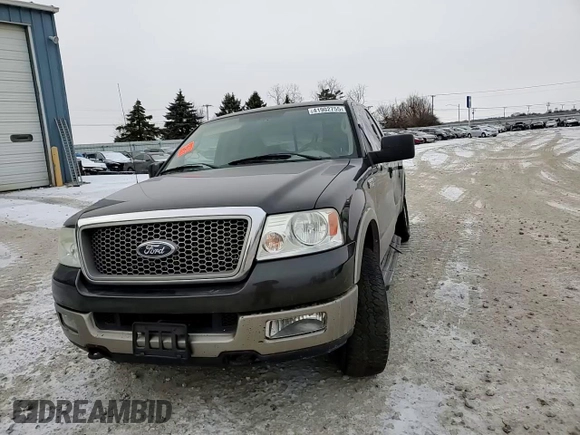 2005 Ford F-150 XLT with VIN 1FTPX14525NB56167, listed as a Copart auction lot 41902755 with 179,417 mi miles and Salvage Title. Bid and sale history available at carsss.com. Image 10.