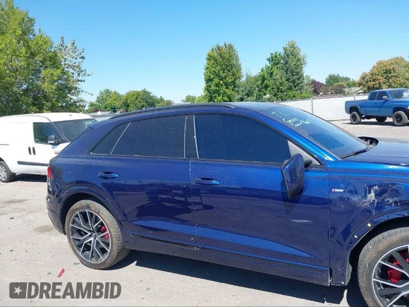 2019 Audi Q8 Prestige z VIN WA1FVBF13KD033878, wystawiony jako IAAI lot #41461807 z przebiegiem 53 697 mil mil oraz . Historia ofert i sprzedaży dostępna na DreamBid. Obrazek 12.