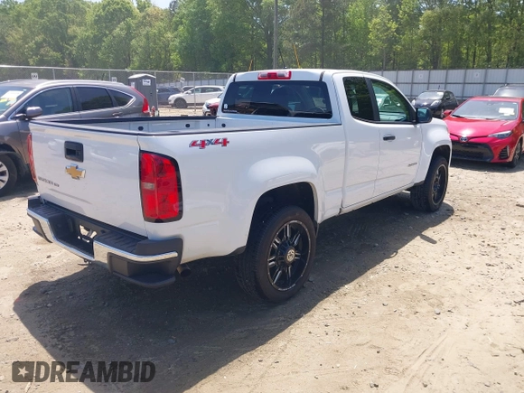 2020 Chevrolet Colorado 4WD Work Truck with VIN 1GCHTBEN6L1242736, listed as a IAAI auction lot 42062267 with 52,191 mi miles and . Bid and sale history available at DreamBid. Image 4.