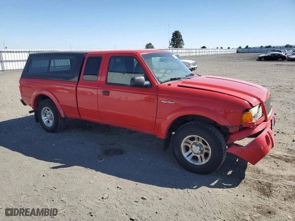 2002 Ford Ranger XL with VIN 1FTYR14U32PB51548, listed as a Copart auction lot 53832655 with 142,662 mi miles and Salvage Title. Bid and sale history available at carsss.com. Image 4.