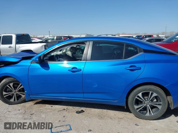 2021 Nissan Sentra SV with VIN 3N1AB8CV9MY318282, listed as a IAAI auction lot 41846923 with 47,380 mi miles and . Bid and sale history available at DreamBid. Image 14.