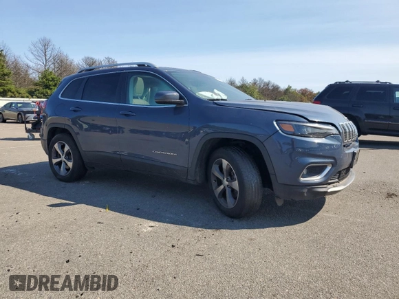 2019 Jeep Cherokee Limited with VIN 1C4PJMDX6KD446434, listed as a Copart auction lot 69299024 with 42,658 mi miles and Non Repairable. Bid and sale history available at carsss.com. Image 4.