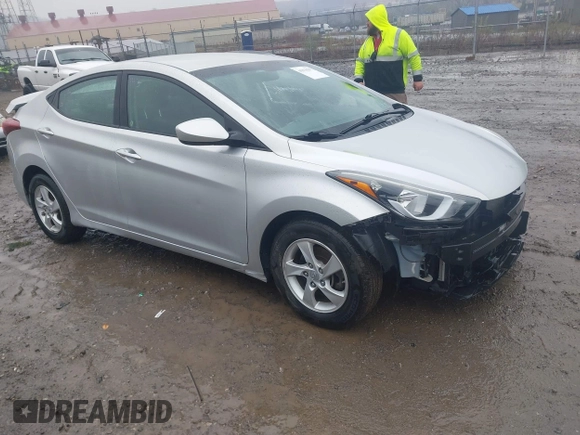 2015 Hyundai Elantra SE with VIN 5NPDH4AE5FH615795, listed as a IAAI auction lot 41976297 with 63,777 mi miles and . Bid and sale history available at DreamBid. Image 1.