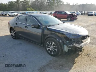 2016 Acura TLX with VIN 19UUB1F39GA006985, listed as a Copart auction lot 45708095 with 144,251 mi miles and Salvage Title. Bid and sale history available at carsss.com. Image 4.