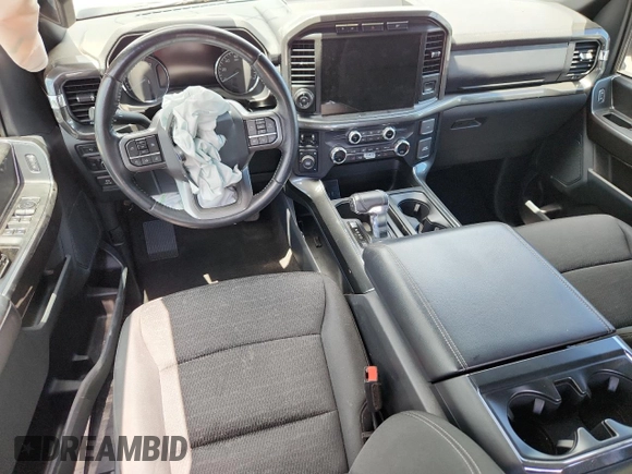 2021 Ford F-150 XL with VIN 1FTFW1E84MKD35382, listed as a Copart auction lot 63413675 with Not provided miles and Salvage title. Bid and sale history available at DreamBid. Image 8.