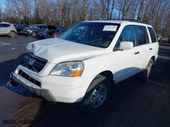 2003 Honda Pilot EX with VIN 2HKYF18683H589287, listed as a IAAI auction lot 41487770 with 177,907 mi miles. Bid and sale history available at carsss.com. Image 2.