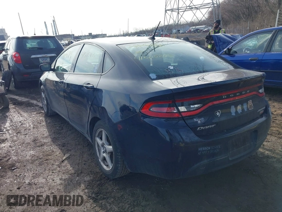 2015 Dodge Dart Aero with VIN 1C3CDFDH9FD181528, listed as a IAAI auction lot 41505805 with 85,000 mi miles. Bid and sale history available at carsss.com. Image 3.