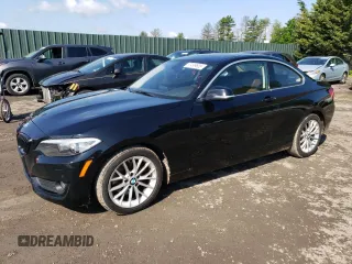 2015 BMW 2 Series 228i xDrive with VIN WBA1F7C51FVX95877, listed as a Copart auction lot 57499605 with 120,938 mi miles and Clean title. Bid and sale history available at DreamBid. Image 1.
