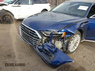 2019 Audi A8 L with VIN WAU8DAF82KN019534, listed as a IAAI auction lot 41254684 with 80,041 mi miles. Bid and sale history available at carsss.com. Image 6.