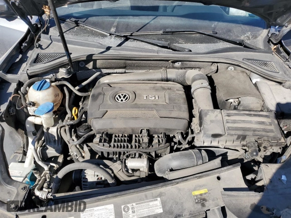 2017 Volkswagen Passat S with VIN 1VWAT7A39HC084887, listed as a Copart auction lot 47217285 with 110,787 mi miles and Salvage title. Bid and sale history available at DreamBid. Image 13.