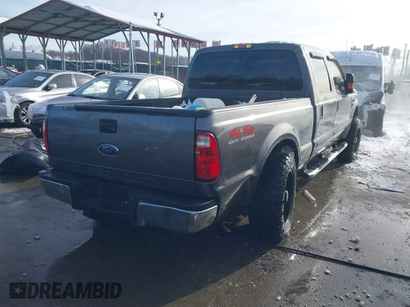 2008 Ford Super Duty F-250 SRW XL with VIN 1FTSW21508EC67716, listed as a IAAI auction lot 41293935 with 163,947 mi miles. Bid and sale history available at carsss.com. Image 4.