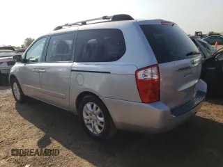 2007 Kia Sedona EX with VIN KNDMB233276174639, listed as a Copart auction lot 70691984 with 122,934 mi miles and Salvage Title. Bid and sale history available at carsss.com. Image 2.