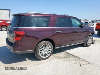 2024 Ford Expedition Max Limited with VIN 1FMJK1K81REB14849, listed as a Copart auction lot 51777455 with 1,088 mi miles and Salvage title. Bid and sale history available at DreamBid. Image 3.