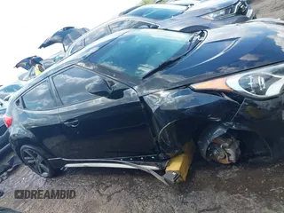 2013 Hyundai Veloster Turbo with VIN KMHTC6AE5DU143733, listed as a IAAI auction lot 42116317 with 116,155 mi miles and . Bid and sale history available at DreamBid. Image 13.