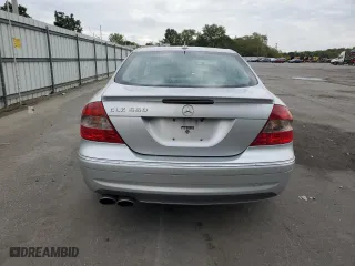 2007 Mercedes-Benz CLK-Class 5.5L with VIN WDBTJ72H97F214917, listed as a Copart auction lot 73154374 with 110,017 mi miles and Salvage Title. Bid and sale history available at carsss.com. Image 6.