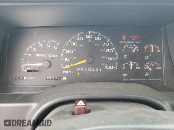 1999 GMC Yukon with VIN 1GKEK13R9XJ787877, listed as a Copart auction lot 72185044 with 191,710 mi miles and Salvage Title. Bid and sale history available at carsss.com. Image 9.