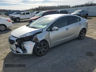 2014 Kia Forte LX with VIN KNAFK4A6XE5056016, listed as a Copart auction lot 47137775 with 128,742 mi miles and Salvage Title. Bid and sale history available at carsss.com. Image 1.