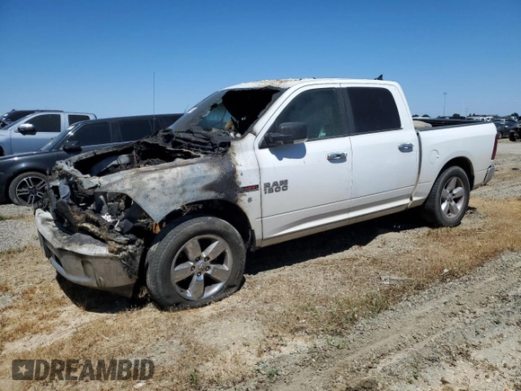 2017 Ram 1500 Big Horn with VIN 1C6RR6LM8HS855731, listed as a Copart auction lot 55633165 with Not provided miles and Non repairable. Bid and sale history available at DreamBid. Image 1.