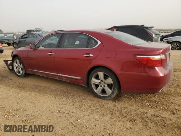 2011 Lexus LS 460 L with VIN JTHGL5EF5B5042720, listed as a Copart auction lot 46445965 with 154,801 mi miles and Salvage Title. Bid and sale history available at DreamBid. Image 2.