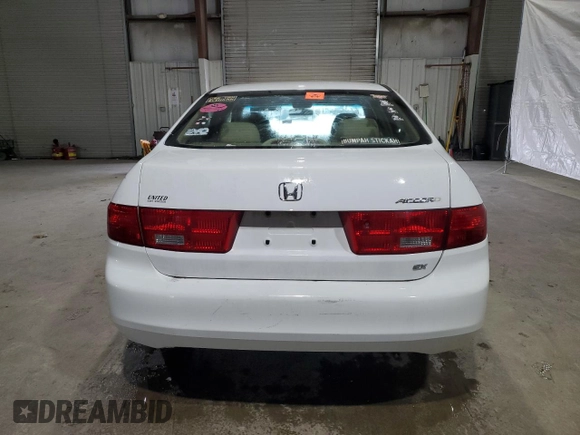 2005 Honda Accord EX z VIN 1HGCM56775A179367, wystawiony jako Copart lot #58851835 z przebiegiem 192 341 mil mil oraz Nie do naprawy. Historia ofert i sprzedaży dostępna na DreamBid. Obrazek 6.