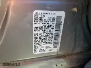 2012 Nissan Murano S with VIN JN8AZ1MU2CW120854, listed as a Copart auction lot 48045615 with 240,830 mi miles and Clean Title. Bid and sale history available at carsss.com. Image 12.