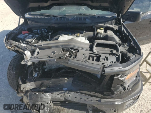 2024 Ford F-150 STX with VIN 1FTEW2LP8RFB79472, listed as a Copart auction lot 42255075 with 1,696 mi miles and Salvage Title. Bid and sale history available at carsss.com. Image 13.