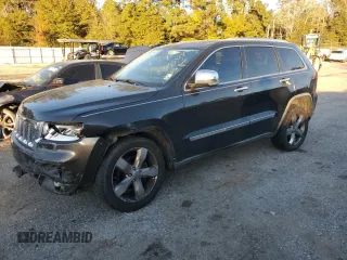 2011 Jeep Grand Cherokee Overland with VIN 1J4RS6GG0BC557302, listed as a Copart auction lot 83851734 with 195,443 mi miles and Salvage Title. Bid and sale history available at DreamBid. Image 1.