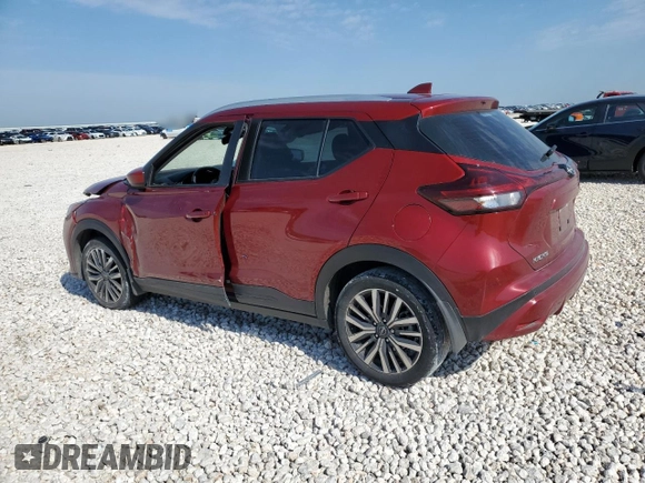 2024 Nissan Kicks SV z VIN 3N1CP5CV0RL521218, wystawiony jako Copart lot #56801265 z przebiegiem 128 784 mil mil oraz Szkoda całkowita • Salvage title. Historia ofert i sprzedaży dostępna na DreamBid. Obrazek 2.