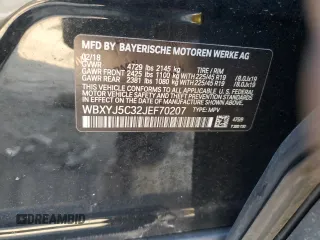 2018 BMW X2 xDrive28i with VIN WBXYJ5C32JEF70207, listed as a Copart auction lot 48333255 with 68,162 mi miles and Clean Title. Bid and sale history available at carsss.com. Image 13.