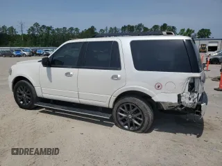 2017 Ford Expedition Limited with VIN 1FMJU1KTXHEA43678, listed as a Copart auction lot 57202965 with 127,781 mi miles and Salvage title. Bid and sale history available at DreamBid. Image 2.