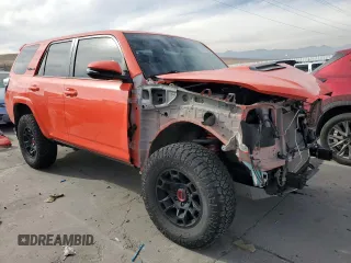 2023 Toyota 4Runner TRD Pro with VIN JTELU5JR4P6140079, listed as a Copart auction lot 42431125 with 22,979 mi miles and Salvage title. Bid and sale history available at DreamBid. Image 4.