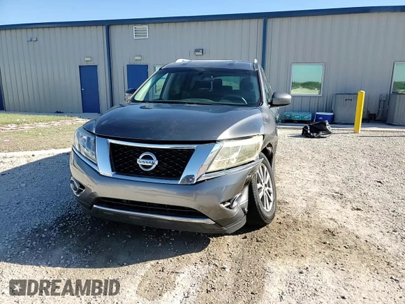 2016 Nissan Pathfinder SV with VIN 5N1AR2MNXGC618121, listed as a Copart auction lot 49556115 with 97,409 mi miles and Salvage Title. Bid and sale history available at carsss.com. Image 15.