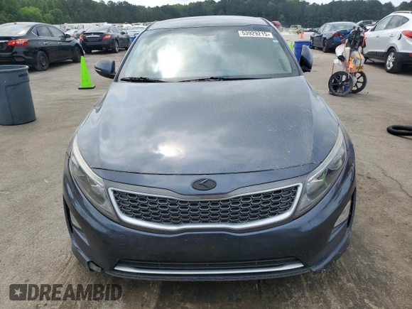 2015 Kia Optima Hybrid with VIN KNAGM4AD0F5081814, listed as a Copart auction lot 53929215 with 165,969 mi miles and Clean Title. Bid and sale history available at carsss.com. Image 5.